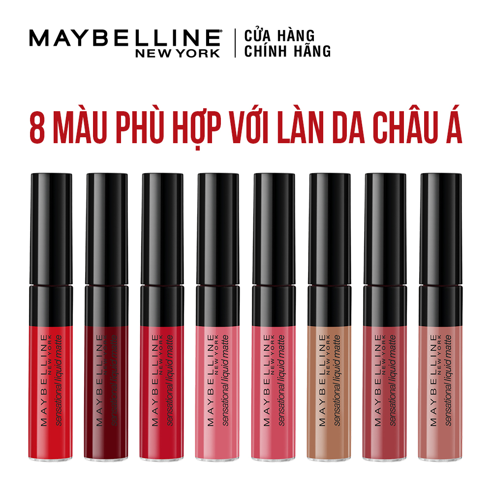 Combo Son Kem Lì Nhẹ Môi Maybelline 01 To The Fullest Bông Tẩy Trang