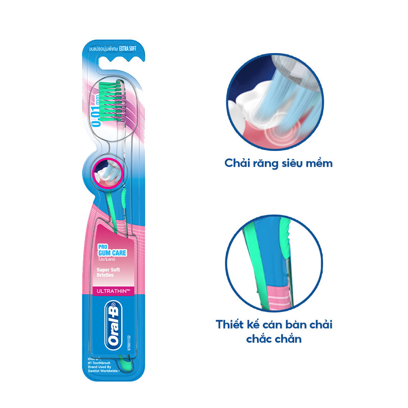 Bàn Chải Đánh Răng Oral-B Pro Gum Care Siêu Mềm 1 Cây