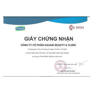 Hình giấy chứng nhận đại lý