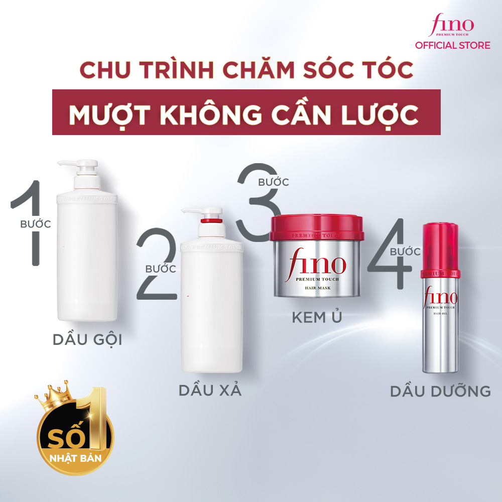 Dầu Dưỡng Tóc Fino Premium Touch Cải Thiện Tóc Hư Tổn 70ml | Hasaki.vn