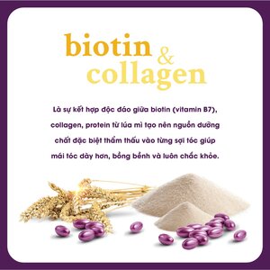 Dầu Gội OGX Biotin & Collagen Làm Dày Tóc 385ml Thick & Full + Biotin & Collagen Shampoo