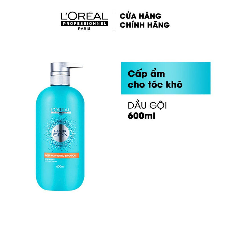 Dầu gội dưỡng ẩm chuyên nghiệp L'Oreal cho tóc khô 600ml