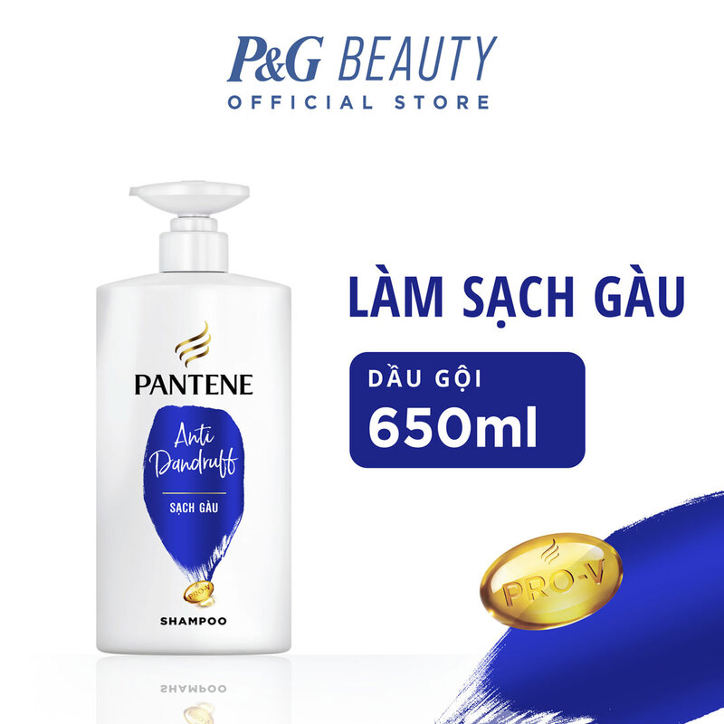 Dầu Gội Pantene Làm Sạch Và Ngăn Ngừa Gàu 650ml