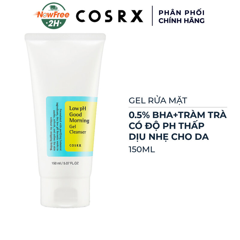 Gel Rửa Mặt Cosrx Tràm Trà, 0.5% BHA Có Độ pH Thấp 150ml