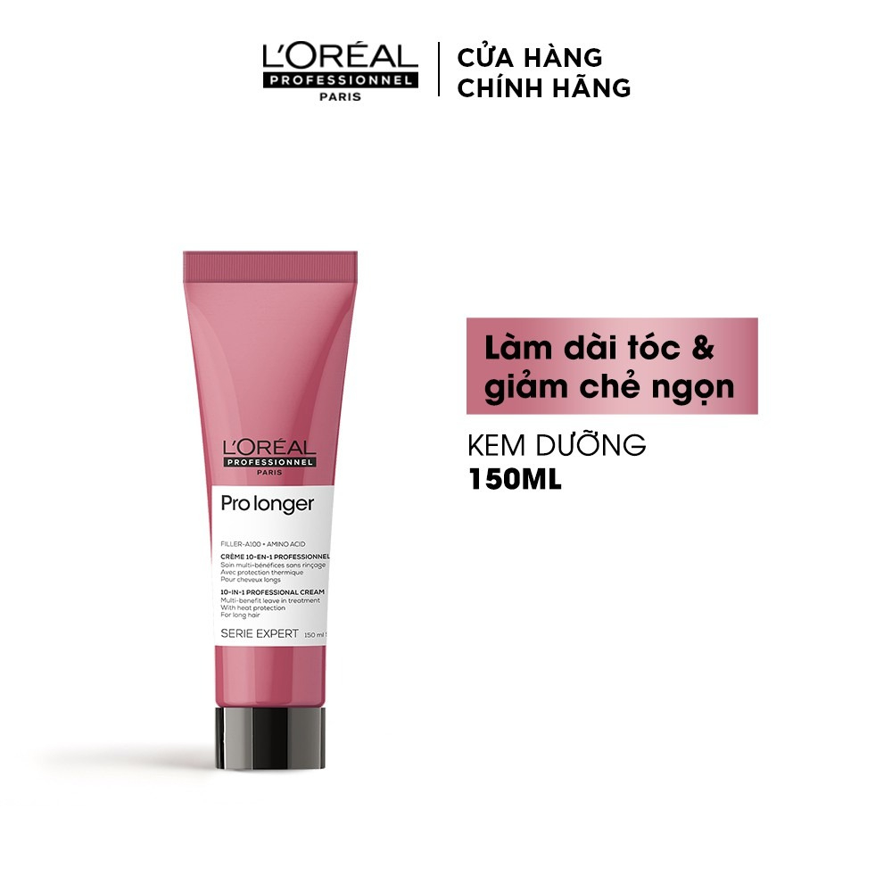 Kem Dưỡng Tóc L\'Oréal Professionnel Làm Dài Tóc 150ml giúp tóc của bạn mềm mượt hơn, chắc khỏe hơn và dài ra nhanh chóng. Đặc biệt là với khả năng phục hồi tóc hư tổn từ những liệu trình hóa chất trước đây, sử dụng kem dưỡng tóc này sẽ giúp tóc của bạn trông khỏe và bóng mượt hơn bao giờ hết. Hãy để tóc bạn thực sự tỏa sáng mỗi ngày với Kem Dưỡng Tóc L\'Oréal Professionnel Làm Dài Tóc 150ml.