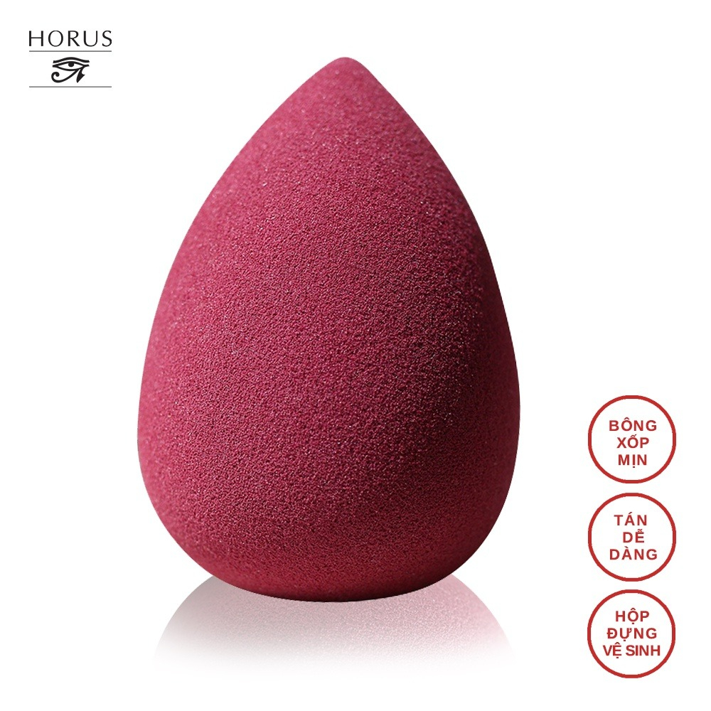 Mút Trang Điểm Horus 3D Beauty Sponge Hình Giọt Nước Màu Đỏ | Hasaki.vn
