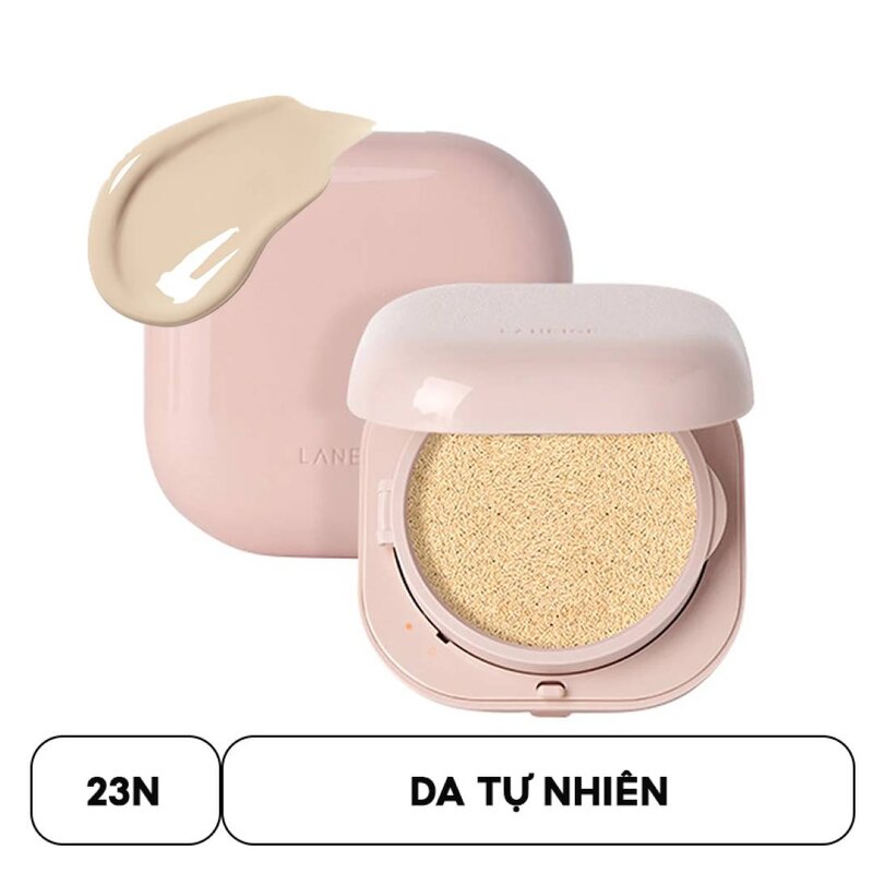 Phấn Nước Laneige Cho Lớp Nền Căng Bóng Tự Nhiên 24H #23N 2x15g