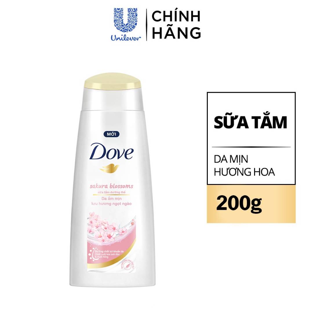 Mua 1 tặng 1 Sữa tắm Dove 200g (SL Có Hạn)