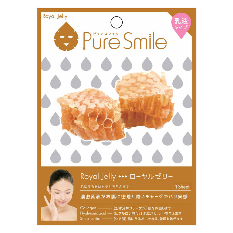 Mặt Nạ Pure Smile Sữa Ong Chúa Cấp Ẩm, Ngừa Lão Hoá 27ml