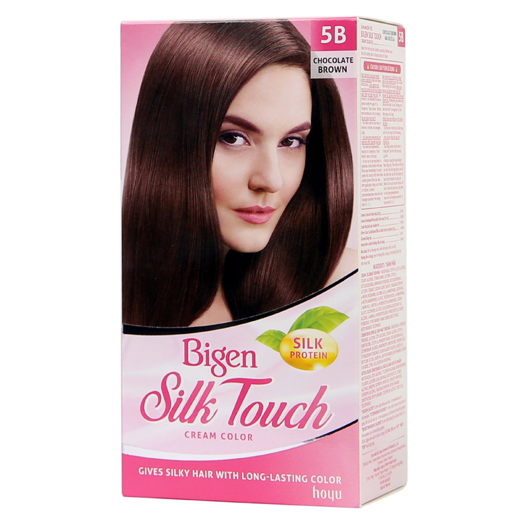 Với thuốc nhuộm tóc Bigen 5B, bạn sẽ không bao giờ phải lo lắng về màu tóc không đều hoặc qua nhanh. Sản phẩm này cung cấp cho bạn một chất nhuộm tuyệt vời để tăng cường sức sống và độ bền của màu tóc cho đến 6 tuần. Không chỉ đảm bảo sự an toàn cho tóc của bạn, Bigen 5B còn giúp giữ cho mái tóc của bạn luôn sáng bóng và mềm mượt. Hãy xem hình ảnh liên quan để trải nghiệm sản phẩm tuyệt vời này nhé!