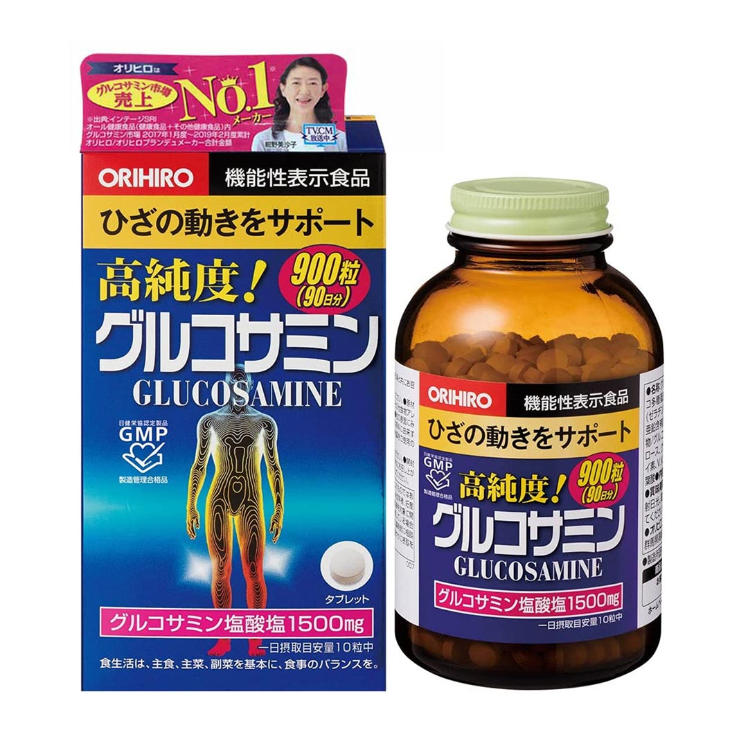 Viên Uống Glucosamine Orihiro Bổ Xương Khớp 900 Viên