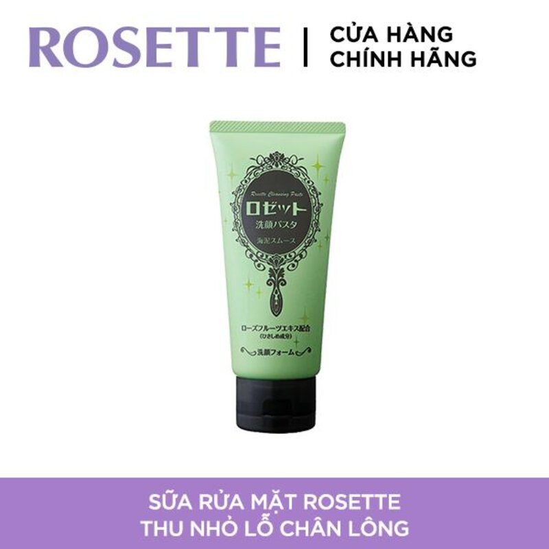 Sữa Rửa Mặt Rosette Hỗ Trợ Thu Nhỏ Lỗ Chân Lông 120g