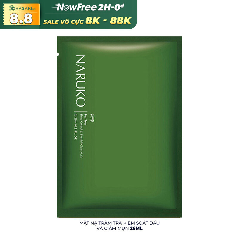 Mặt nạ Naruko Tea Tree Oil Control & Anti Acne 26ml