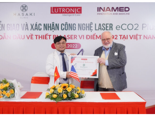 Hasaki Clinic Tiếp Nhận Chuyển Giao “Siêu Phẩm” Công Nghệ Laser eCO2 Plus