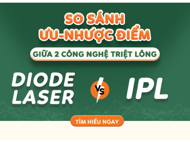 Ưu và nhược điểm của công nghệ triệt lông Diode Laser so với IPL