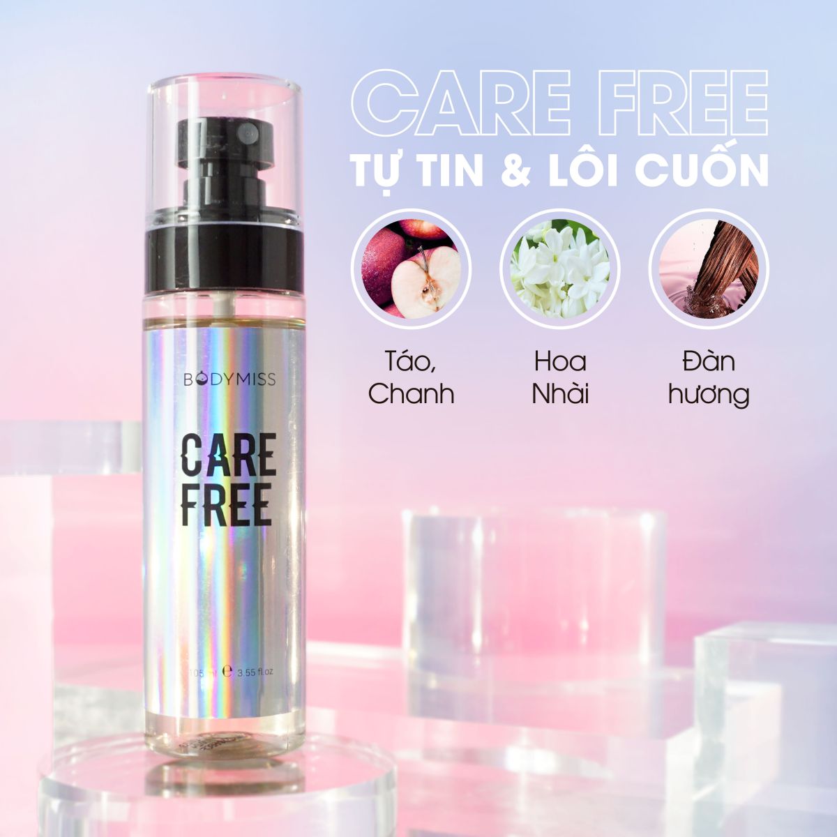 body mist cho nam Care Free