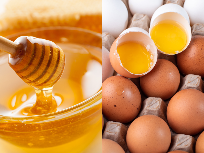 Cách Làm Đẹp Da Mặt Bằng Mật Ong và trứng gà