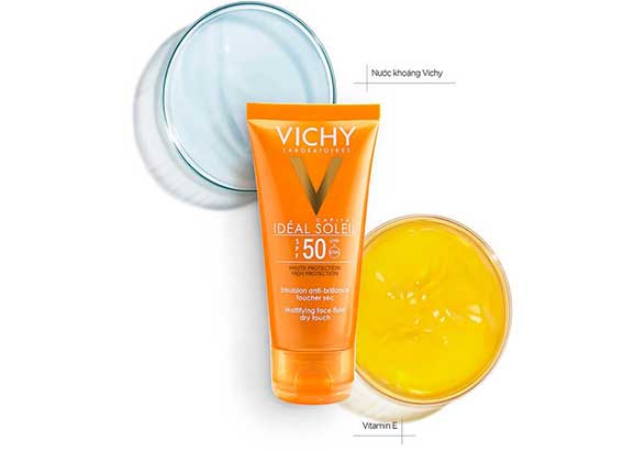 Vichy Ideal Soleil Mattifying Face Fluid Dry Touch SPF 50 UVB+UVA