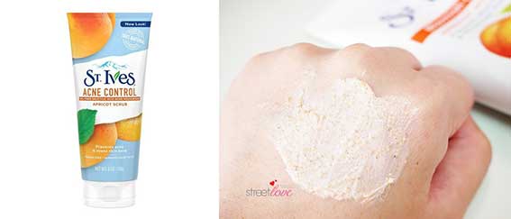 Sữa Rửa Mặt Tẩy Tế Bào Chết Quả Mơ Ngừa Mụn St.Ives 170g Blemish Control Apricot Scrub