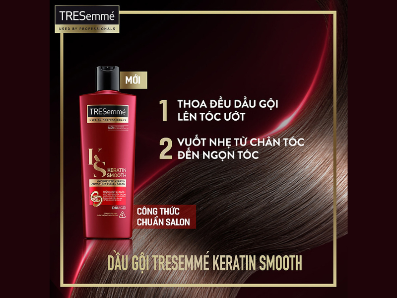 dầu gội mượt tóc tresemme