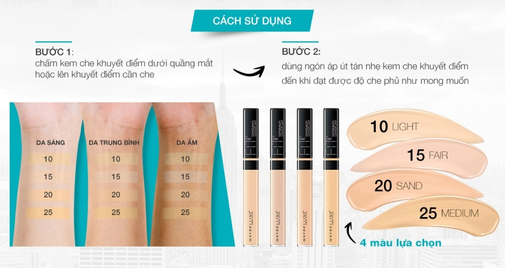 Review Chi Tiết Kem Che Khuyết Điểm Maybelline Fit me Concealer. Ảnh 2