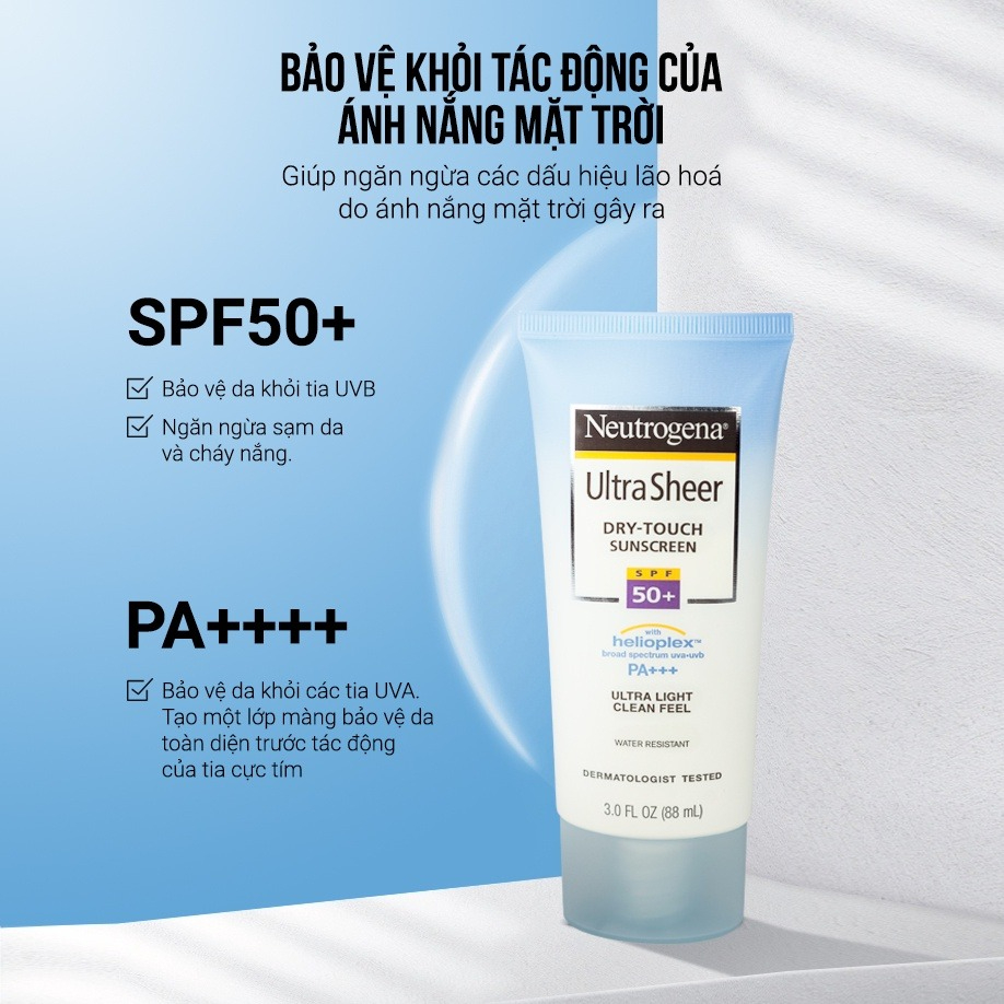 Kem Chống Nắng Neutrogena Ultra Sheer SPF 50