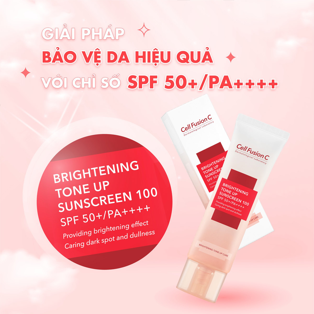 Kem Chống Nắng Cell Fusion C Brightening Tone Up Sunscreen 