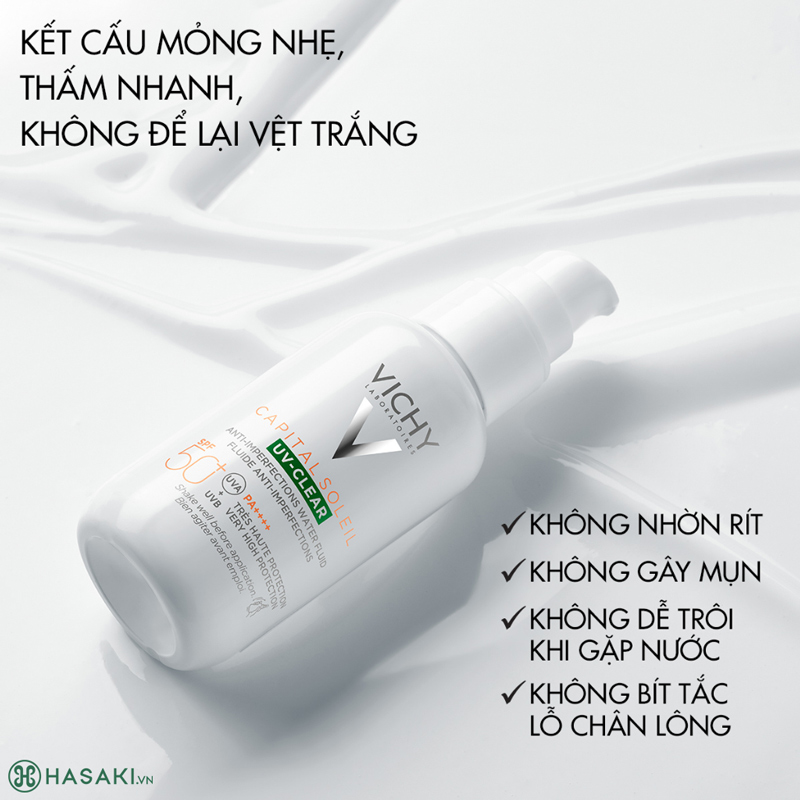 kem chống nắng Vichy dành cho da dầu mụn