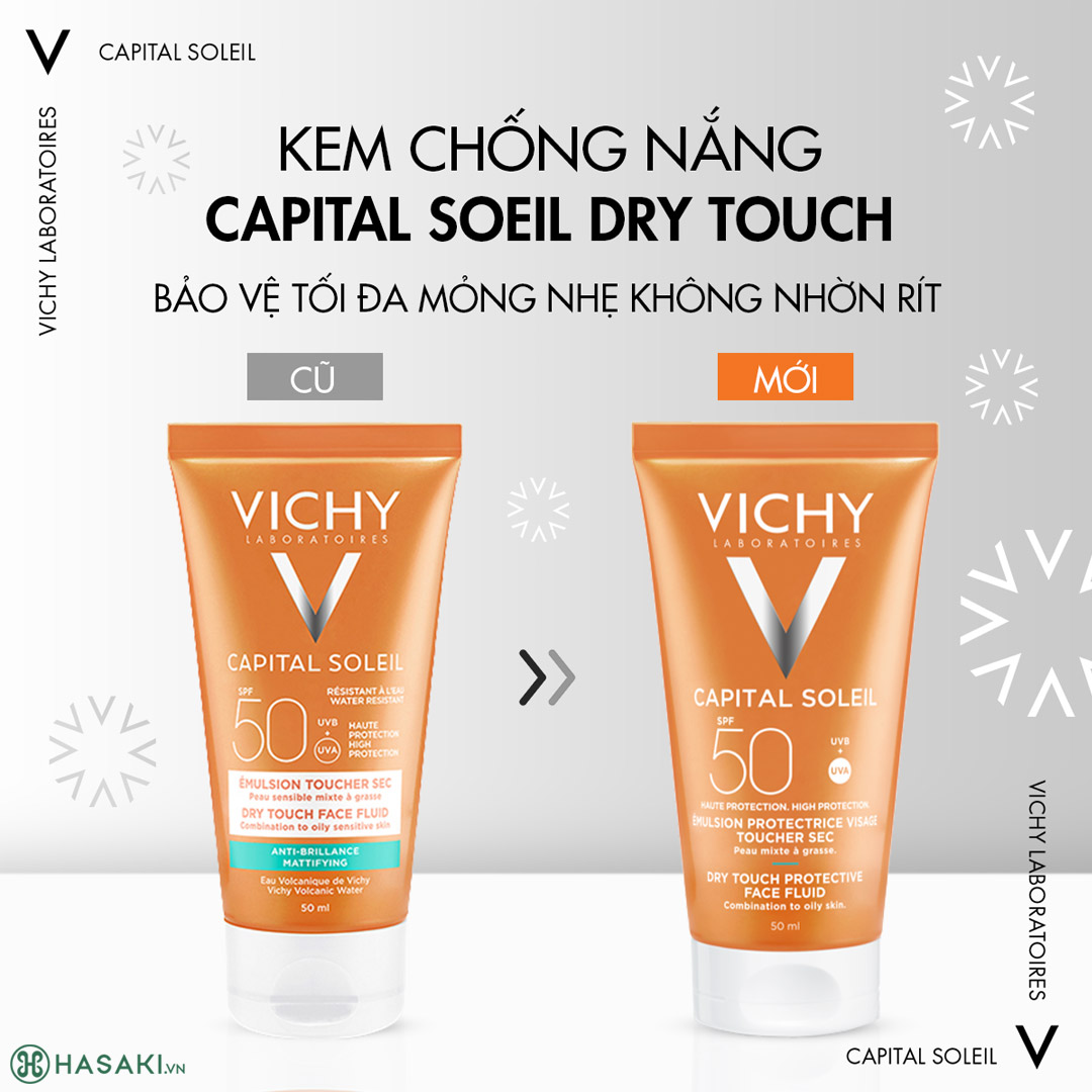 kem chống nắng Vichy thoáng nhẹ không bóng dầu