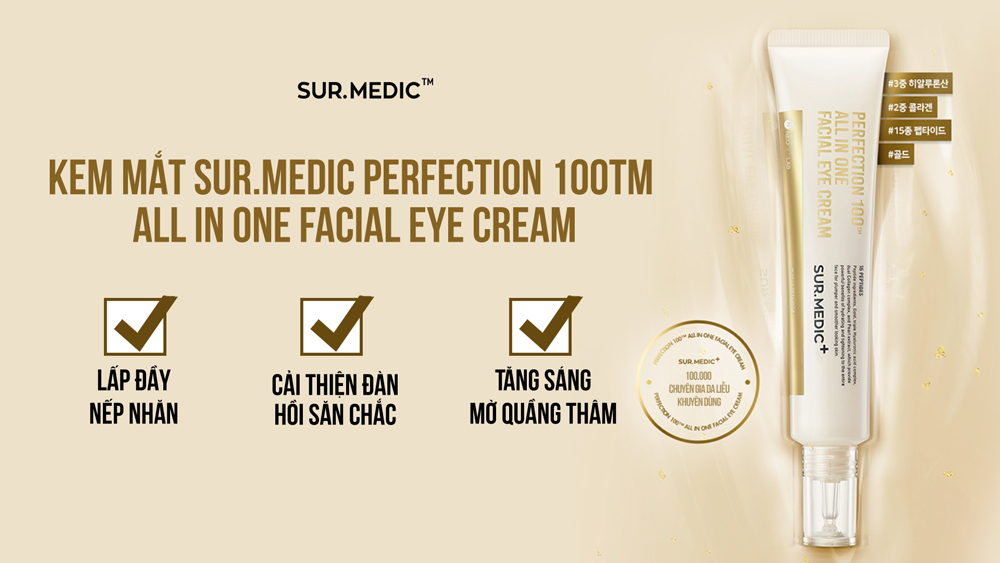 Kem Sur.Medic+ Perfection 100™ All In One Facial Eye Cream 