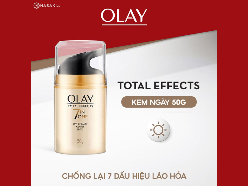 Kem Olay ban ngày Total Effects 7 in One Day Cream Gentle SPF 15