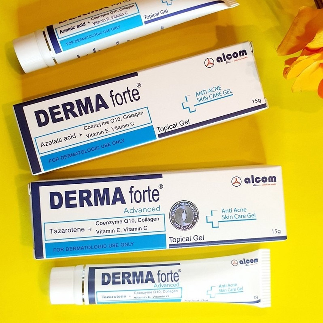 Gel Dưỡng Alcom Derma Forte Giảm Mụn, Mờ Thâm 15g