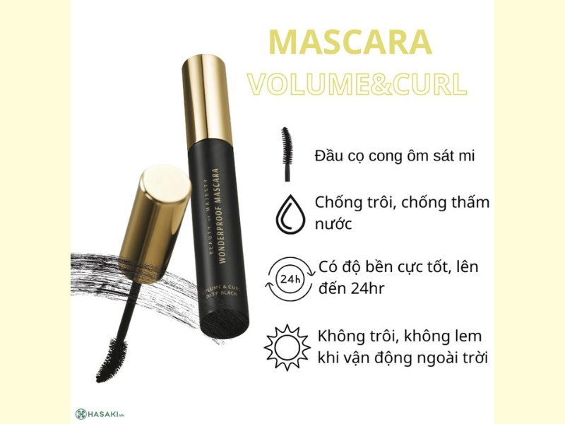 ưu điểm Mascara B.O.M Wonderproof Mascara Volume & Curl