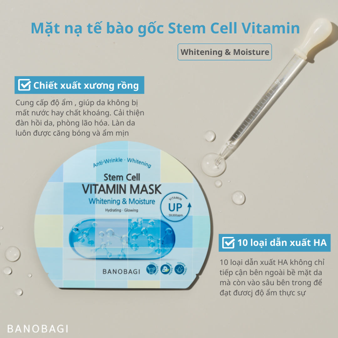 mặt nạ Banobagi stem cell vitamin mask