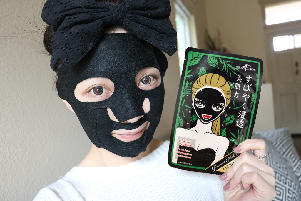 SexyLook Intensive Moisturizing Black Cotton Mask