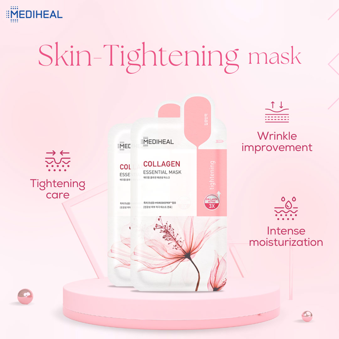 mặt nạ Mediheal essential mask collagen 