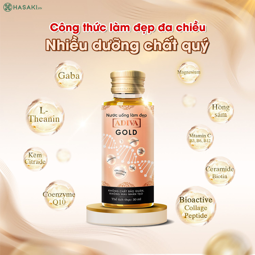 nước uống làm đẹp Adiva collagen