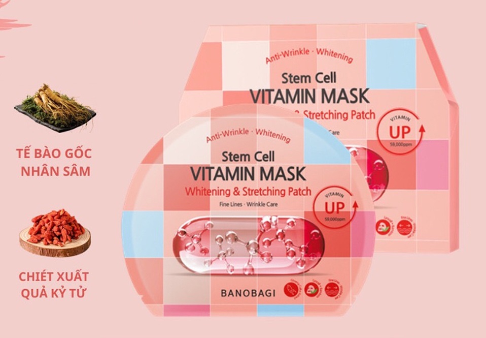 Review Mặt Nạ Banobagi Stem Cell Vitamin Mask Mẫu Mới Nhất. Ảnh 6