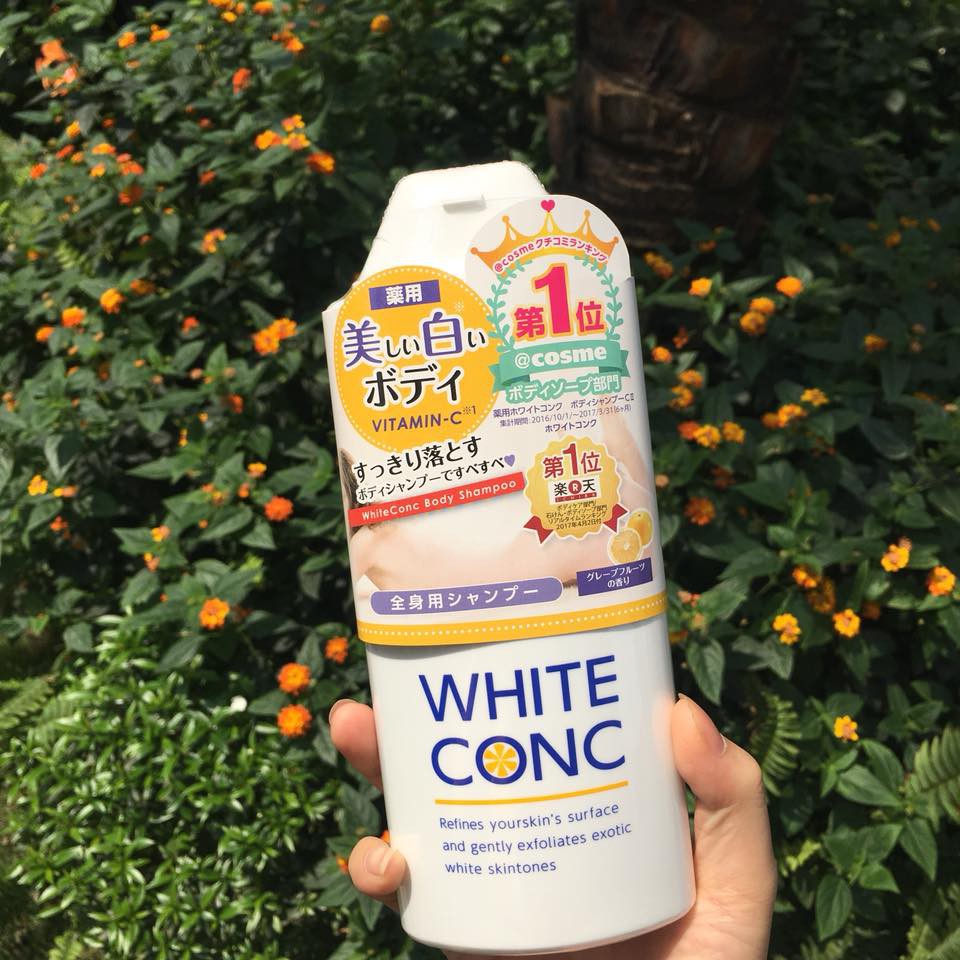 Review Chi Tiết Sữa Tắm White Conc