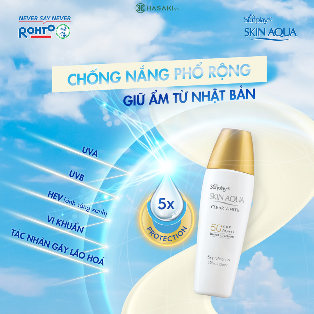 sữa chống nắng sunplay clear white