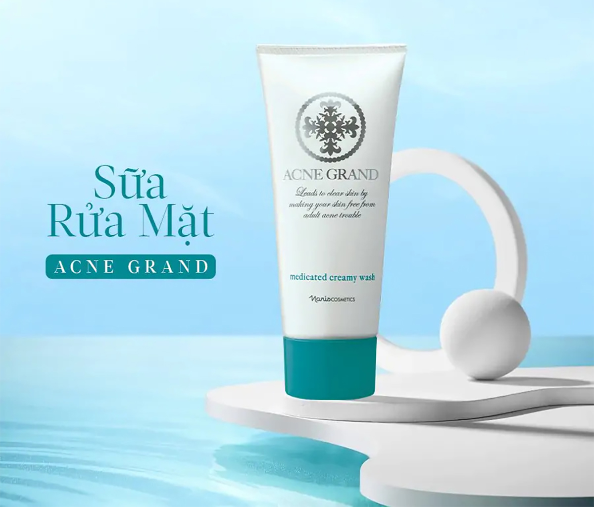 sữa rửa mặt Naris Acne Grand của Nhật Bản 