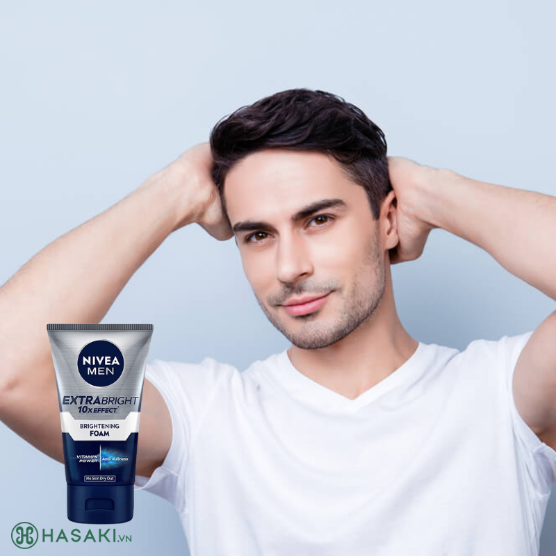 sữa rửa mặt sáng da cho nam Nivea