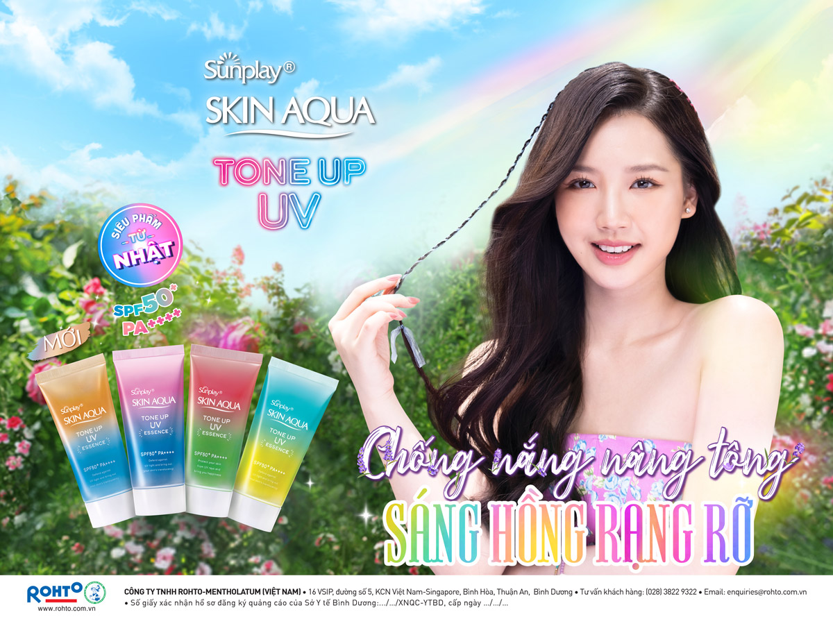Tinh Chất Chống Nắng Hiệu Chỉnh Sắc Da Sunplay Skin Aqua Tone Up UV Essence SPF50+ PA++++