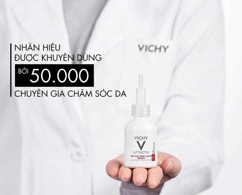 Dưỡng chất giảm nếp nhăn và giúp da trông trẻ hơn Vichy Liftactiv Retinol Specialist Serum