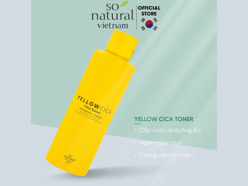 Toner So'Natural Yellow Cica