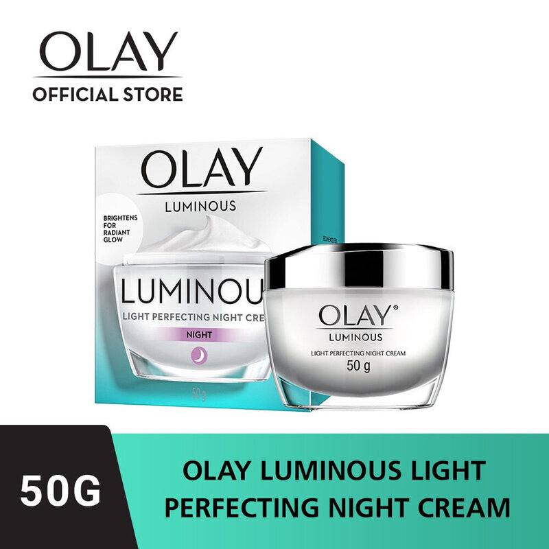 Kem chăm sóc độ ẩm đêm hôm thực hiện sáng sủa domain authority & lù mù thâm nám nám Olay Luminous Light Perfecting Night Cream