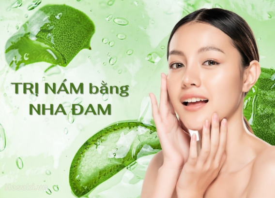 trị nám tàn nhang bằng nha đam