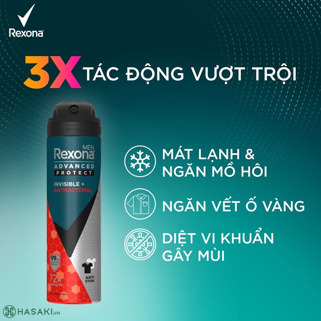 xịt khửu mùi cho nam Rexona