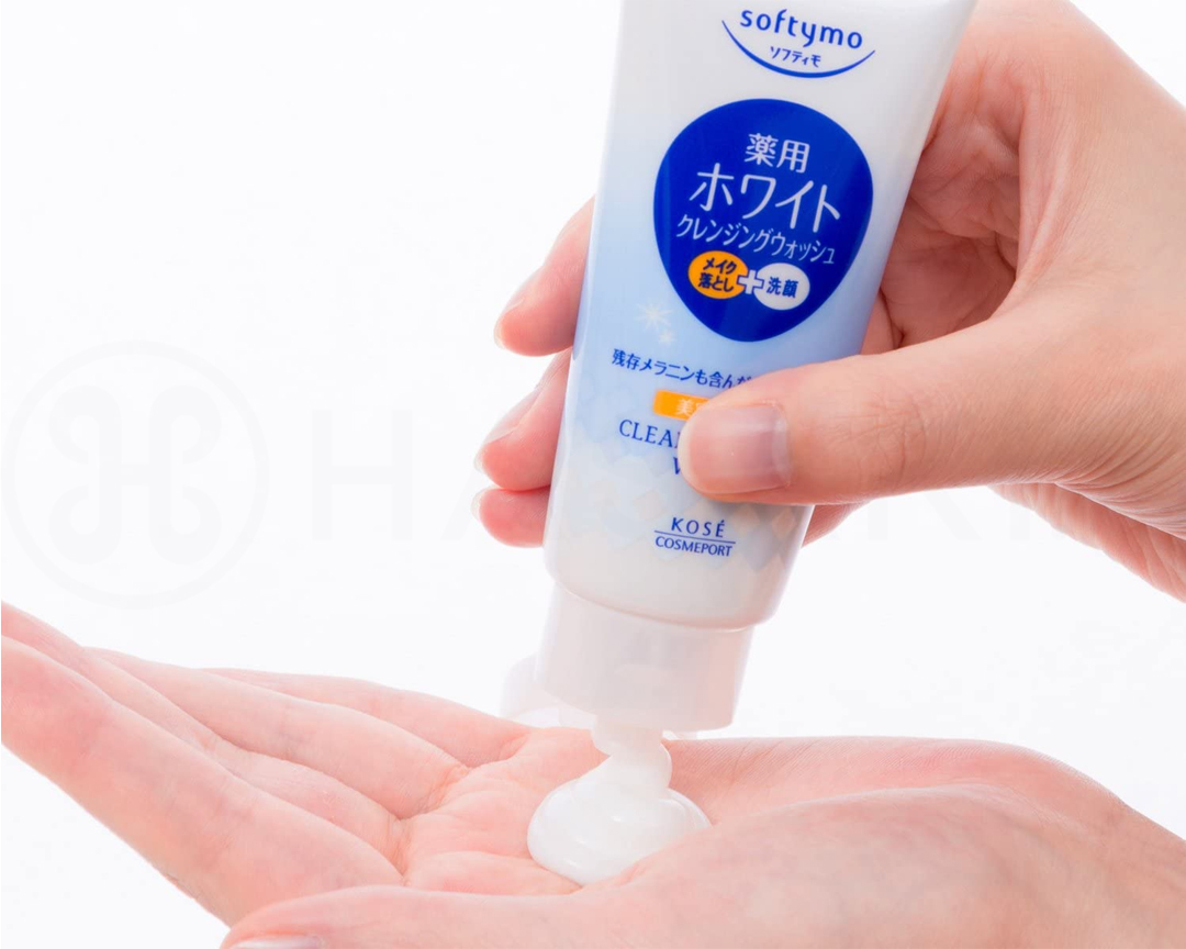 Bọt Rửa Mặt & Tẩy Trang Kosé Softymo Vitamin C 190g