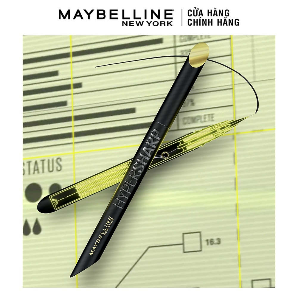 Bút Kẻ Mắt Nước Maybelline Sắc Mảnh BK1 Ultra Black 0.4g